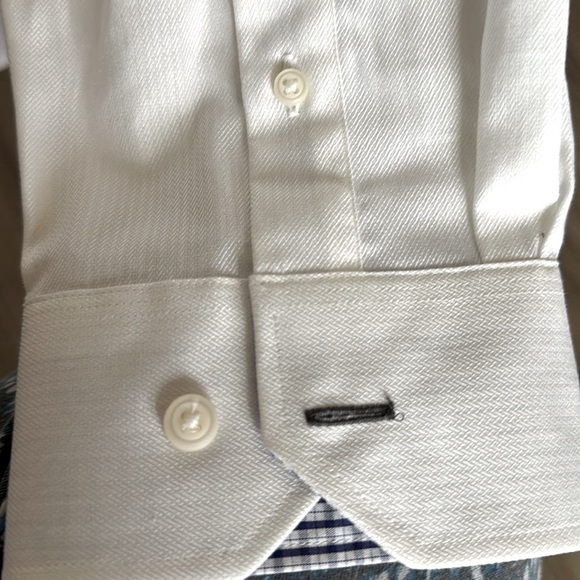 NWT $95 Andrew Marc XL Slim Fit 17 34/35 White - Picture 12 of 12